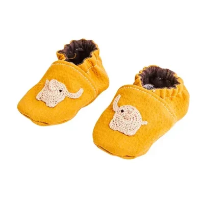 Elephant on Baby Shoes