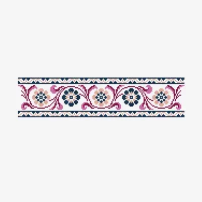 Antique Floral Banner